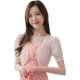 ເຄື່ອງນຸ່ງປ້ອງກັນແສງແດດ Super fairy ຂອງແມ່ຍິງ summer 2025 versatility chiffon ສັ້ນ shawl cardigan ທີ່ມີ suspender skirt ເປືອກຫຸ້ມນອກຂະຫນາດນ້ອຍ