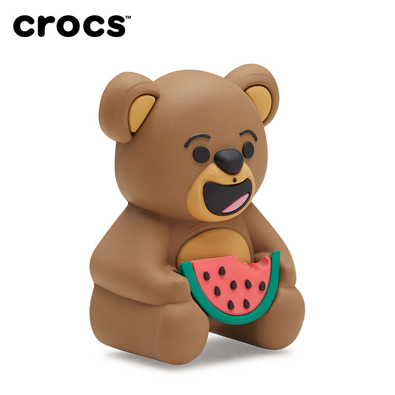 Crocs卡骆驰配饰智必星洞洞鞋鞋花 抱着香蕉的熊 抱着西瓜的熊,淘宝优惠券,粉丝福利购,淘宝优惠卷