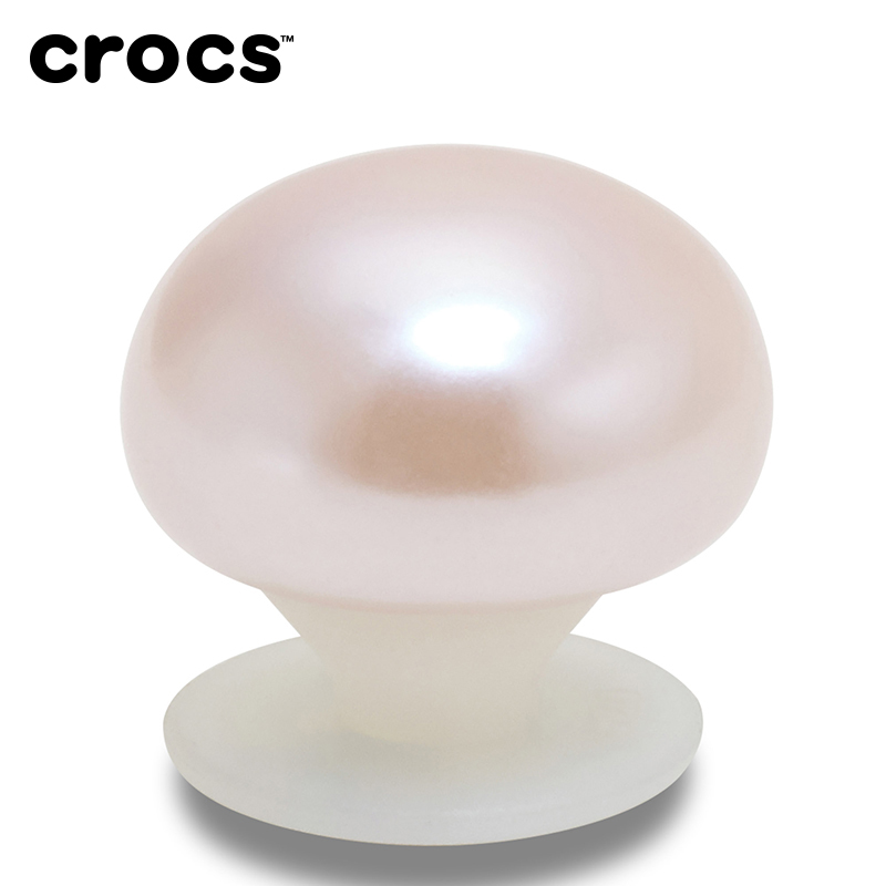 Crocs卡骆驰配饰智必星洞洞鞋鞋花 中号粉色珍珠 大号粉色珍珠 - 图0