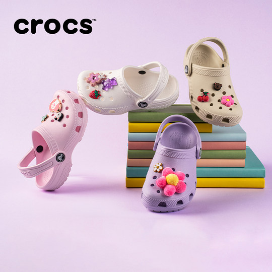 Crocs four-season beach shoes children's classic hole shoes