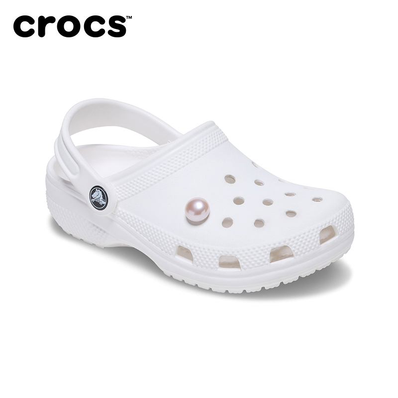 Crocs卡骆驰配饰智必星洞洞鞋鞋花 中号粉色珍珠 大号粉色珍珠 - 图2