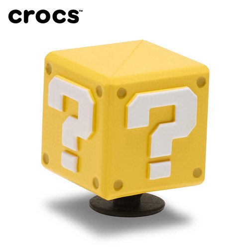 Crocs｜超级马力欧合作系列 耀西款智必星鞋花单粒 - 图0