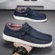 2026 spring men's slip-on breathable canvas shoes