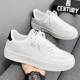 Men's casual sneakers, versatile and trendy white shoes