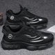 Rotary buckle men's shoes summer 2026 new mesh breathable dad shoes men's ins trendy shoes men's casual work shoes