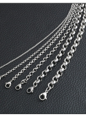 魔戒钛钢长款吊坠毛衣链