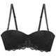 Lace half cup panties black girls invisible bra