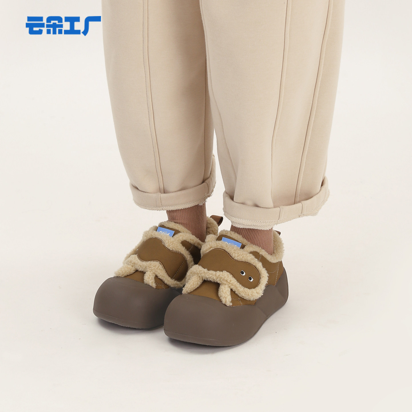 云朵工厂云朵低帮雪地靴加绒棉鞋女款冬季大头靴休闲可爱棉靴,淘宝优惠券,粉丝福利购,淘宝优惠卷