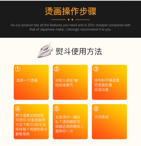 泡泡玛特可爱兔卫衣图案服装辅料可熨烫柯式烫画可定制热转印DIY - 图2