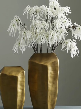 美宅现代样板房间真柴藤花假花绢花真花干花客厅装饰插花花艺摆件