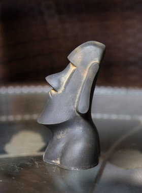 北欧创意复活节岛石像工艺品小摆件纯手工客厅公室桌面装饰摆件