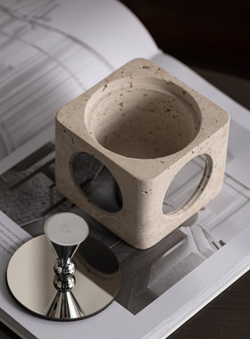美宅新品轻奢现代简约卫浴洞石家居香薰扩香器精油香氛高级感摆件