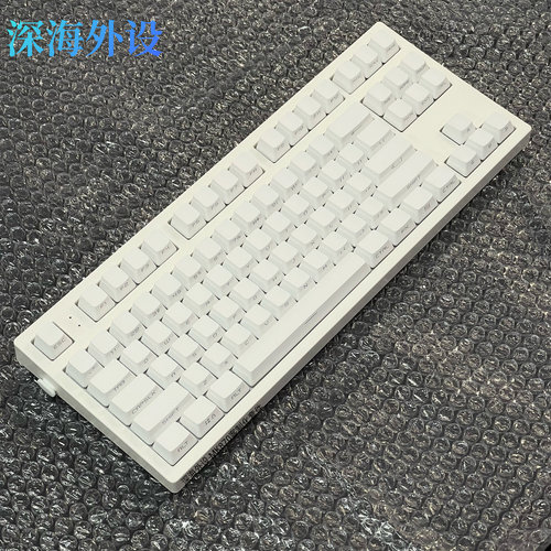 冰薄荷机械键盘帽 侧刻正刻微尘PBT透光OEM极简白昼PBT透光98 87 - 图0