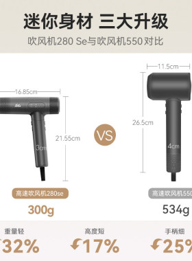 索利斯280SE负离子速干吹风机
