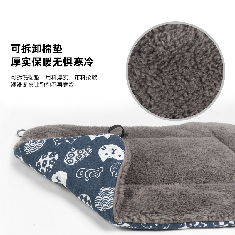 者CS宠物露营行军床中小型犬离地防潮折叠床猫狗窝可拆卸宠物帐篷 - 图2