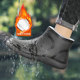 Rain boots for men in winter, fur integrated plus velvet, warm cotton shoes, mid-tube water shoes, waterproof, non-slip, wear-resistant, labor protection rubber shoes
