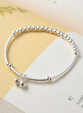 925银简约手链小清新民族风