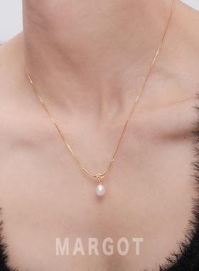 Margot手作巴洛克珍珠项链