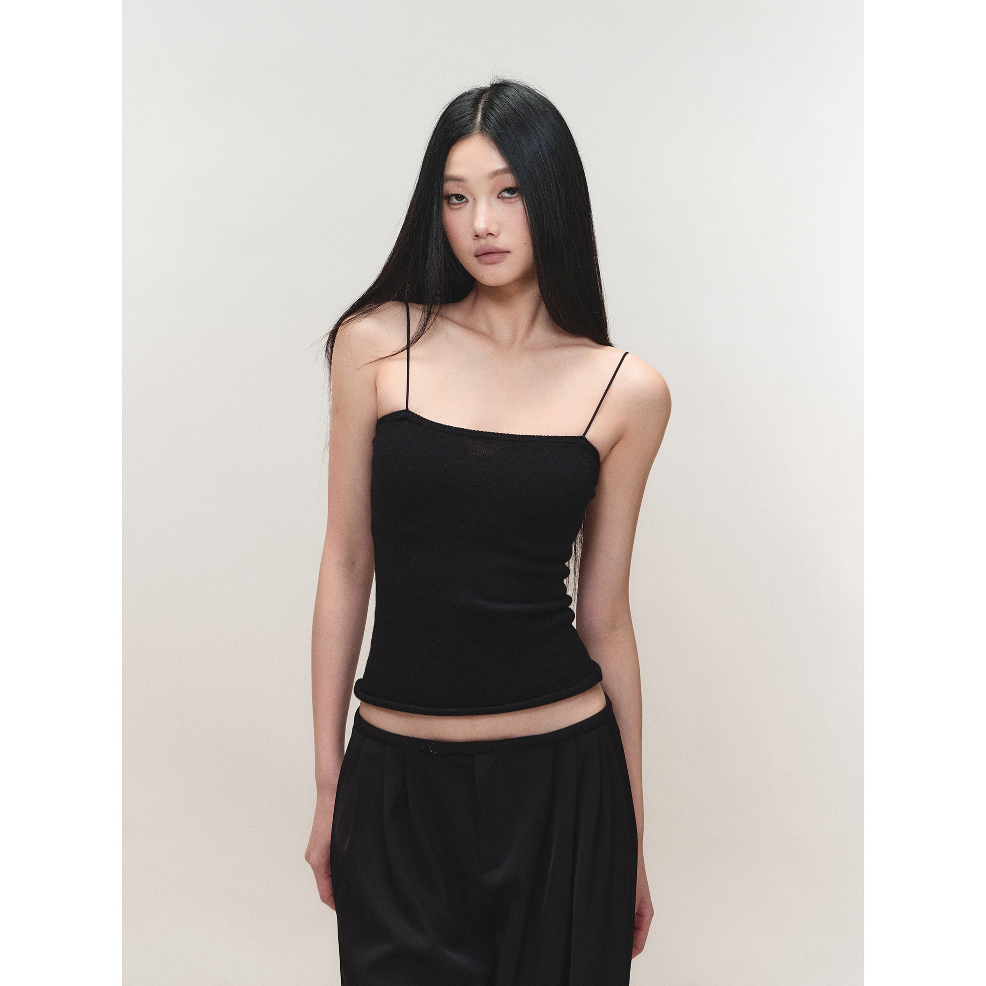 PEMPL 性感露肩针织吊带背心女弹力修身亲肤慵懒感全羊毛抹胸上衣,淘宝优惠券,粉丝福利购,淘宝优惠卷