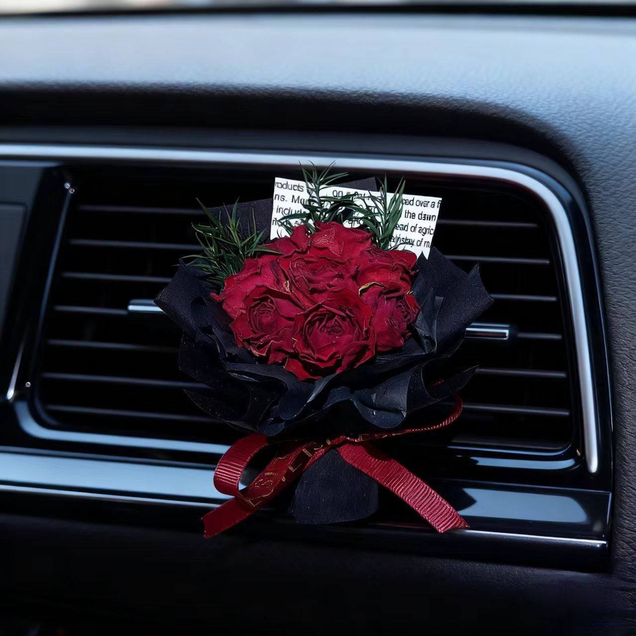 创意花束车内出风口香氛装饰品空调车载香薰汽车摆件干花女生迷你,淘宝优惠券,粉丝福利购,淘宝优惠卷