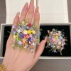 Real Flowers Preserved Flowers Groom Bride Wedding Ring Flowers