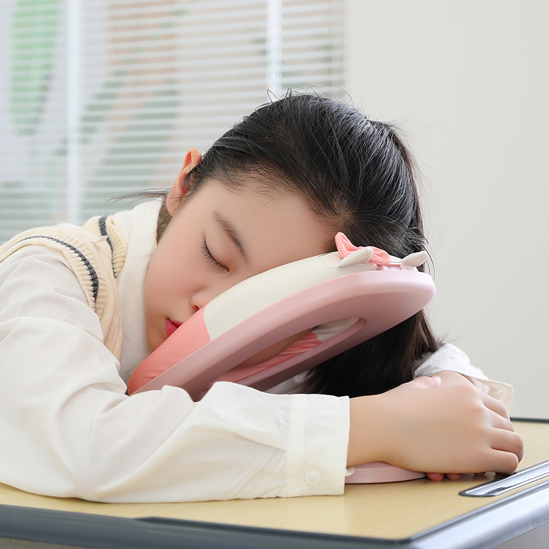 一年级午休枕午睡枕小学生趴睡枕桌上趴睡神器小枕头午睡儿童抱枕-图2