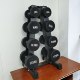 Pure steel solid dumbbells can be freely combined for commercial and household use