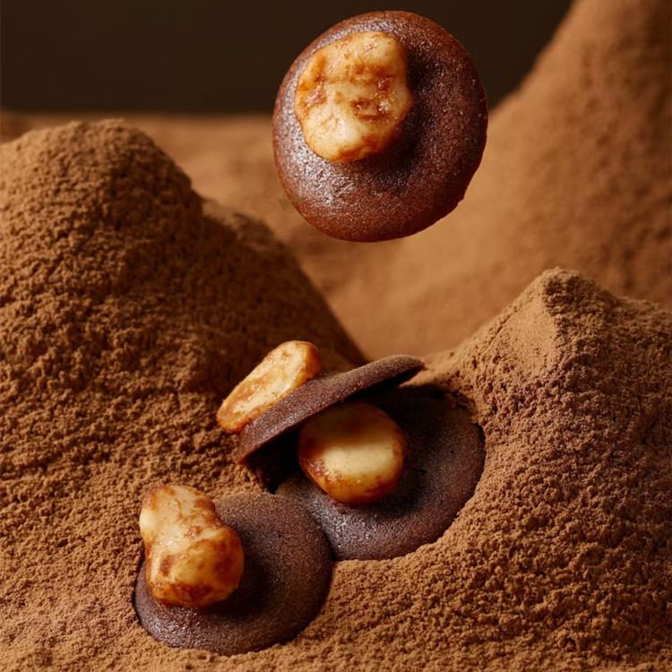 嘟宝家纯手工夏威夷果可可脆片巧克力坚果薄脆饼干网红零食饼干,淘宝优惠券,粉丝福利购,淘宝优惠卷