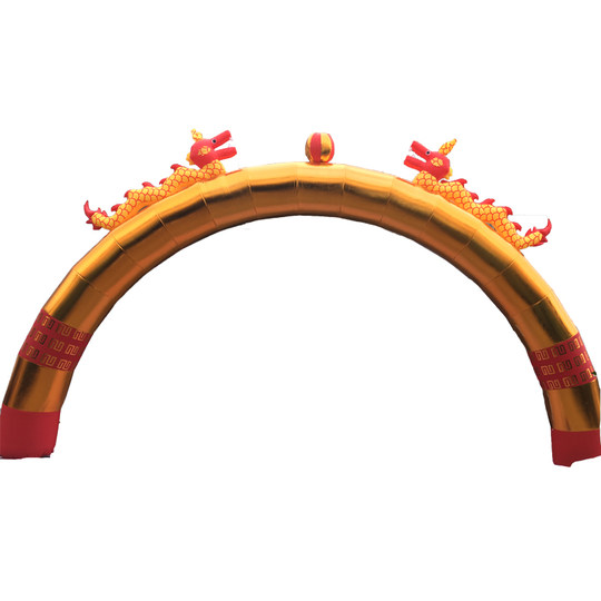 Juxinmei Golden Festival Arch Wanfu Double Dragon verdickt