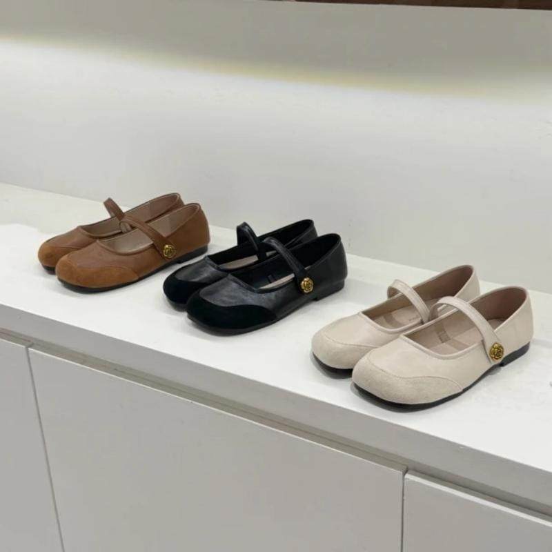 山茶花小单鞋新款软底芒果头百搭夏季女鞋豆豆鞋圆头显瘦玛丽珍鞋,淘宝优惠券,粉丝福利购,淘宝优惠卷