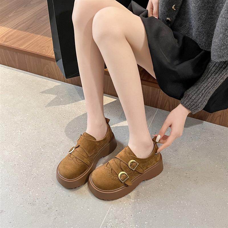 法式复古皮带扣厚底勃肯鞋女2026年新款百搭舒适懒人一脚蹬乐福鞋,淘宝优惠券,粉丝福利购,淘宝优惠卷