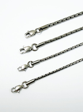 纯钛蛇链不过敏个性简约百搭项链