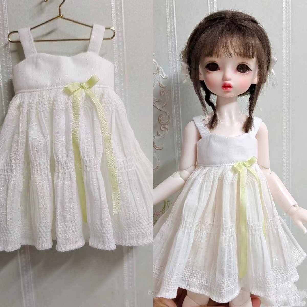 bjd6分娃衣吊带连衣裙30cm娃娃衣服公主换装配件可爱61/娃衣裙子,淘宝优惠券,粉丝福利购,淘宝优惠卷