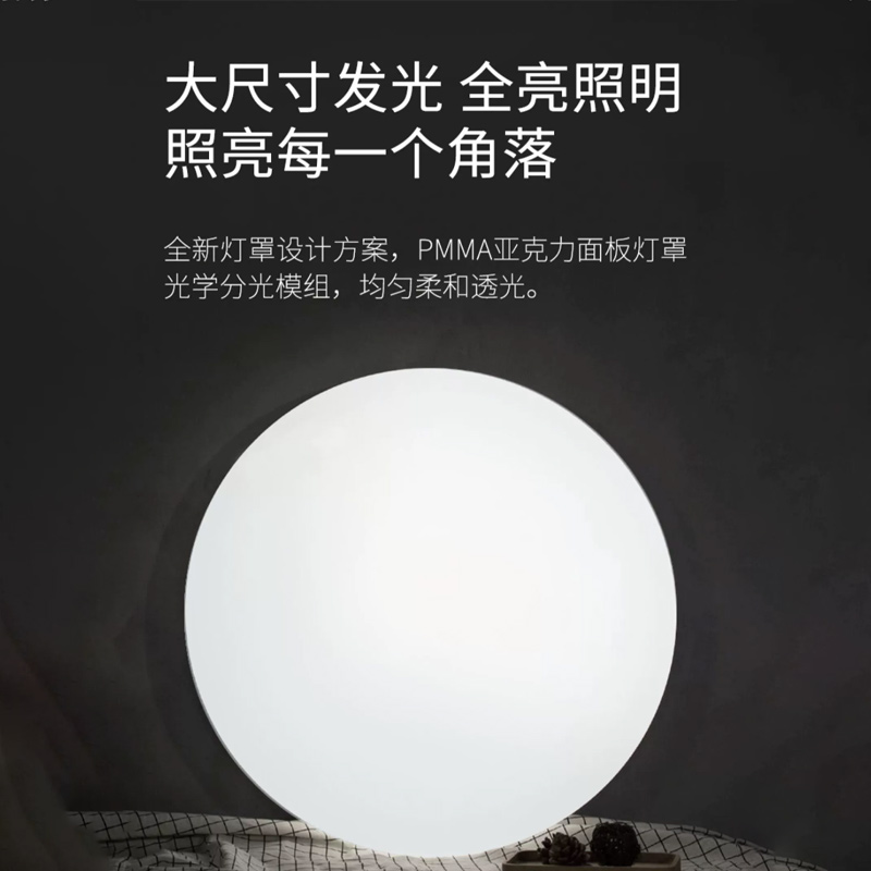 视贝LED灯吸顶灯现代简约圆形卧室儿童房间餐厅走廊过道极简灯具 - 图1