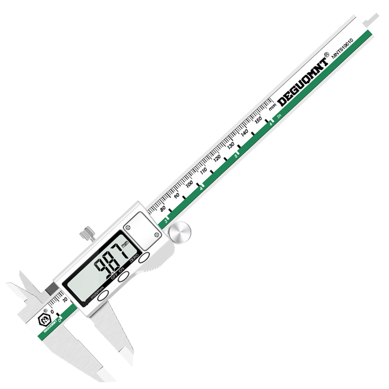 德国美耐特®电子数显游标卡尺高精度不锈钢家用小型数字珠宝卡尺