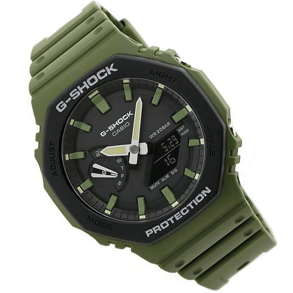 CASIO卡西欧G SHOCK GA 2110SU 3ADR特别男士手表-图2