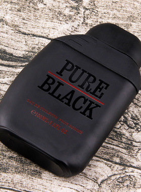 PURE BLACK Perfume Men 男士香水100ml持久烟草味木质皮革香调