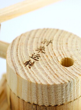 厂家批发木制磨支持小额混批木工艺品礼品失踪的农具模型家居摆件