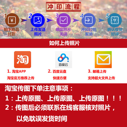 照片冲印宝宝洗照片冲洗相片刷晒手机照打印相册毕业照高清加塑封 - 图2