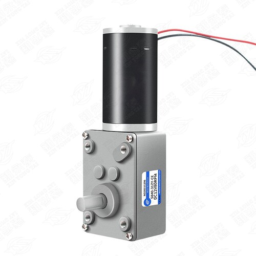 涡轮蜗杆直流减速电机12V24V直角大扭力 5840-31zy可调小马达电机 - 图3