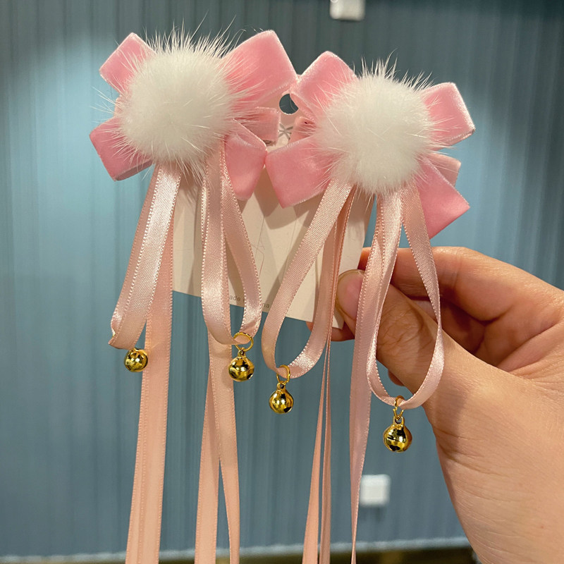 新年儿童古风蝴蝶结飘带发夹可爱宝宝国风头发饰女孩过年汉服配饰,淘宝优惠券,粉丝福利购,淘宝优惠卷