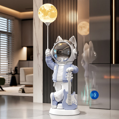 吉他宇航员太空人摆件客厅电视柜沙发大型落地装饰品乔迁新居礼物 - 图1