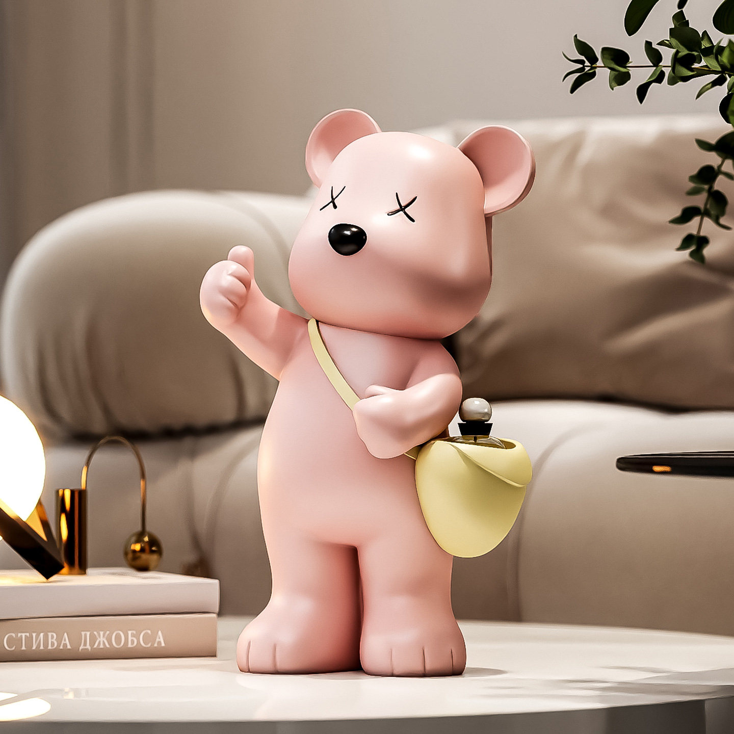 现代简约北极熊桌面摆件家居饰品客厅玄关电视柜装饰品办公室好物,淘宝优惠券,粉丝福利购,淘宝优惠卷