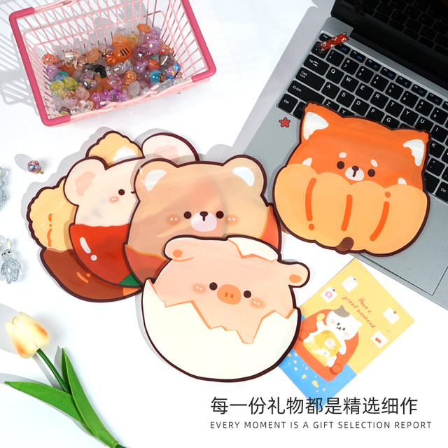 Center packaging plastic cute cartoon gift storage bag