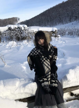 冬季狐狸毛保暖毛绒耳罩女户外防寒耳套黑色毛茸茸耳捂子耳包保暖