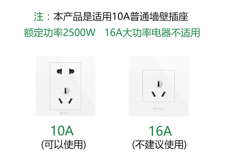 公牛二脚转三脚插头插座转换器两项转三孔转接头多功能排插扩展器 - 图3