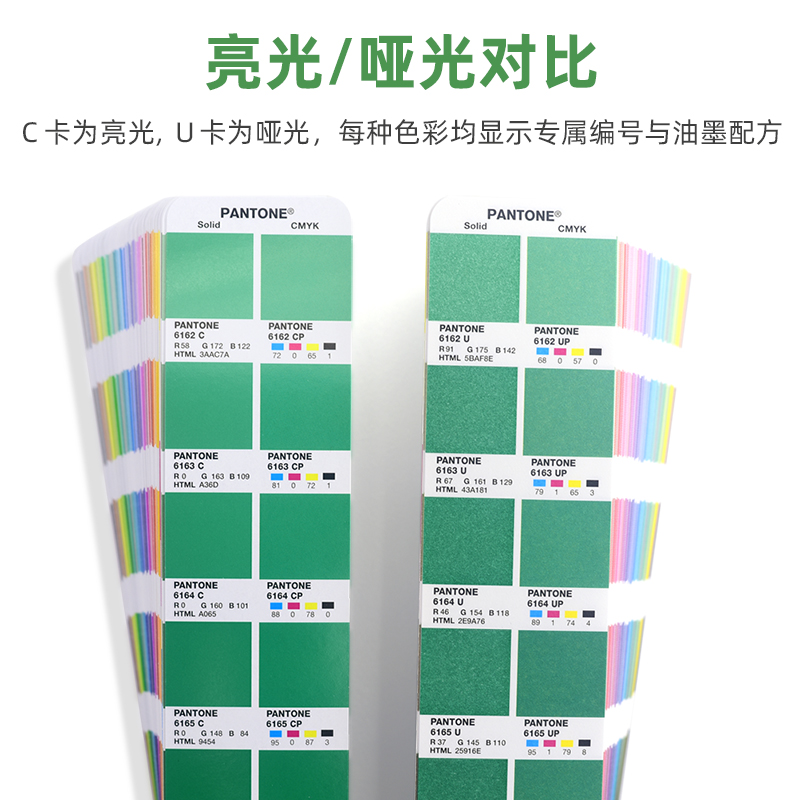 2022新版PANTONE潘通色彩桥梁CU卡专色四色RGB/CMYK色卡 GP6102B - 图1