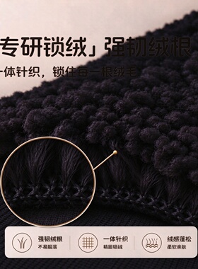 升级版洞洞鞋毛绒内胆免拆卸鞋带