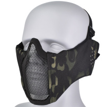 Outdoor Sports Tactical Metal Wire Halfface Protective Mask Mask Shield Mouth Field CS Military Memes Special