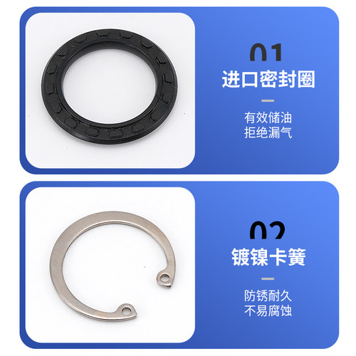 气动无杆气缸磁偶式长行程RMS10/16/20/25/32/40/50X100-200*500 - 图2